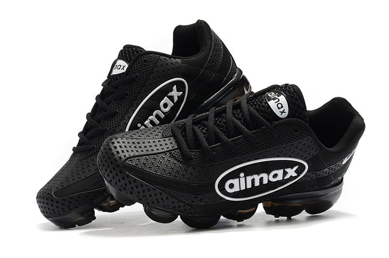 Men Nike Air Max 95 VaporMax Black White Running Shoes